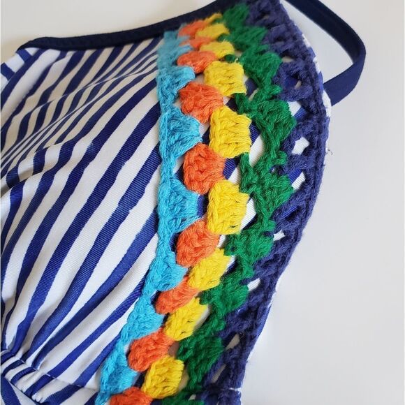 Sperry Crochet Rainbow Striped Bikini | Medium - Picture 10 of 10